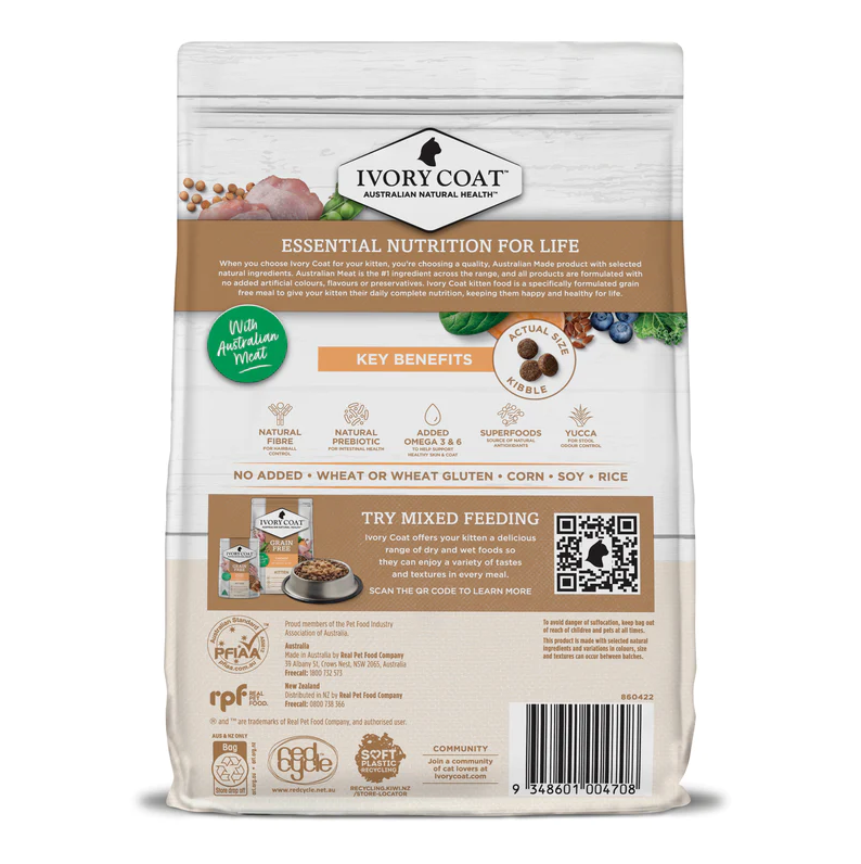 Ivory Coat - Kitten - GRAIN FREE - Chicken - 2kg