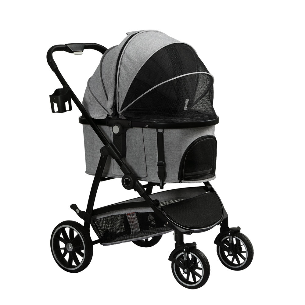 Black dog stroller sale