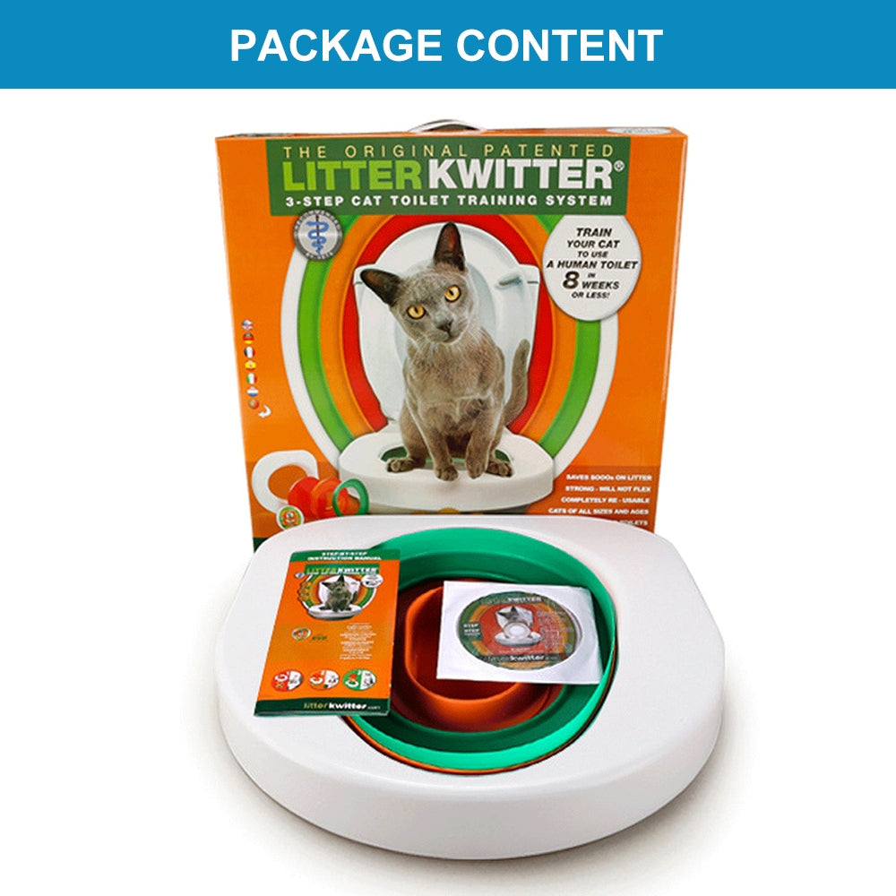 Litter kwitter cat toilet training system hotsell