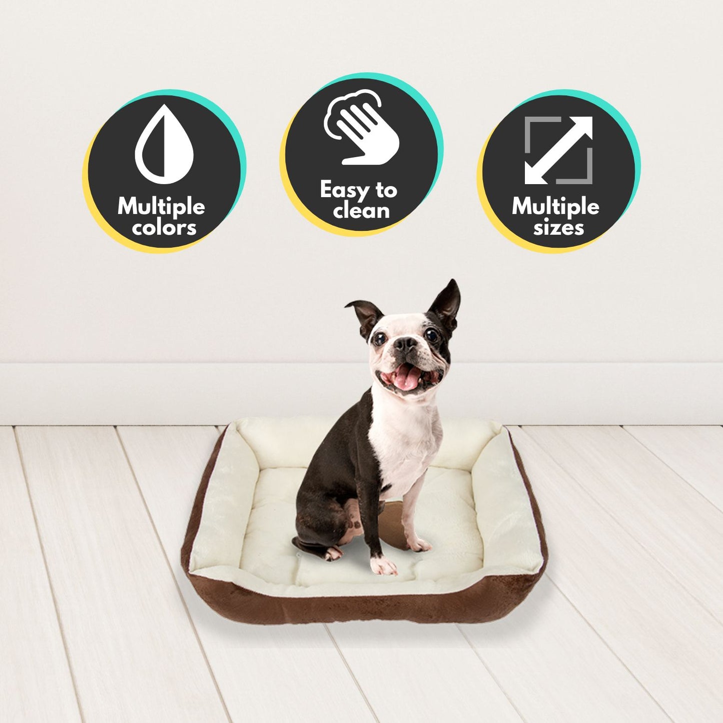 Floofi Pet Bed Bone (S Red) - PT-PB-169-QQQ