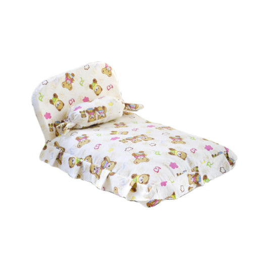 Floofi Pet Bed With Pillow and Quilt Bear (L) PT-PB-254-YMJ