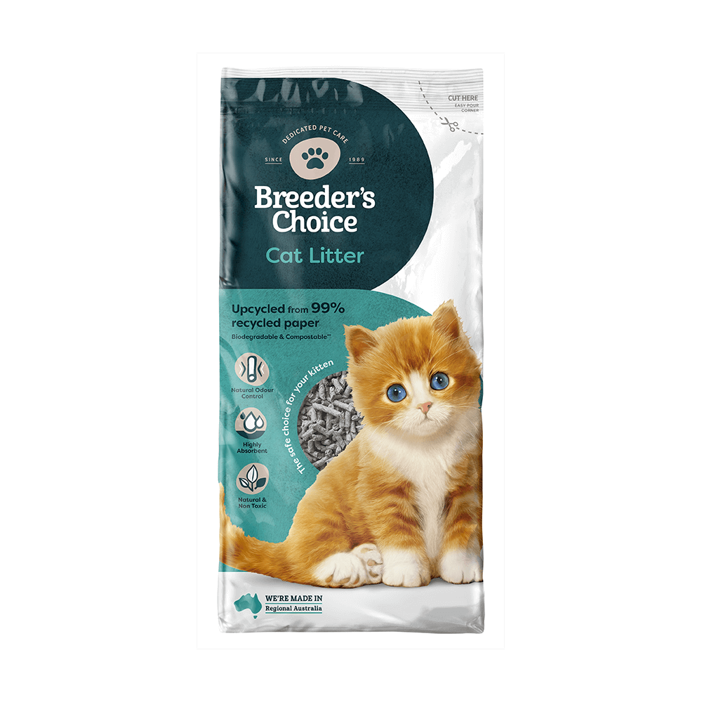 Fibrecycle - Breeders Choice - Cat Litter - 30 litre