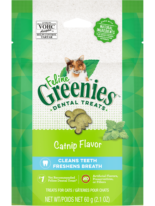 Greenies - Cat - Dental Chews - Catnip - 60g