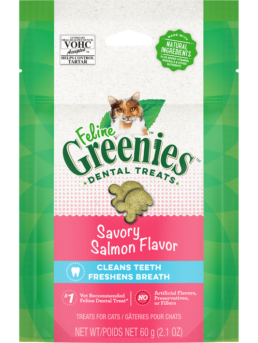 Greenies - Cat - Dental Chews - Savoury Salmon - 60g