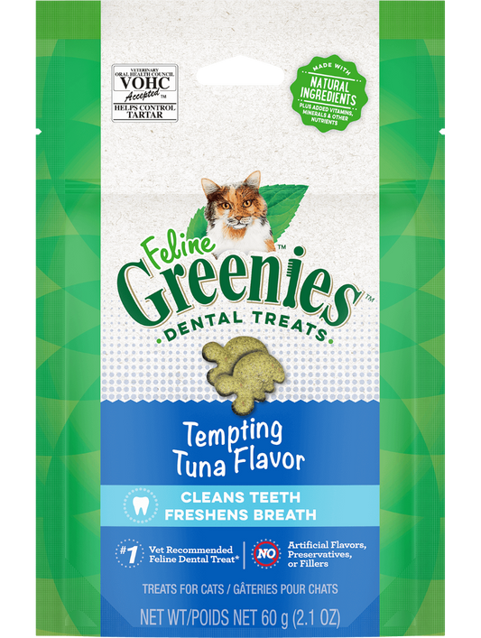 Greenies - Cat - Dental Chews - Tempting Tuna - 60g