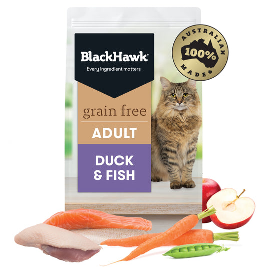 Black Hawk - Cat - GRAIN FREE - Duck & Fish 1.2kg