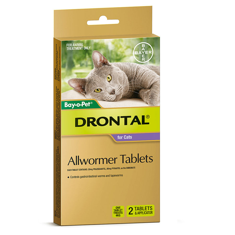 Bayer - Drontal - All Wormer - Cats & Kittens - 4 tablets (4kg