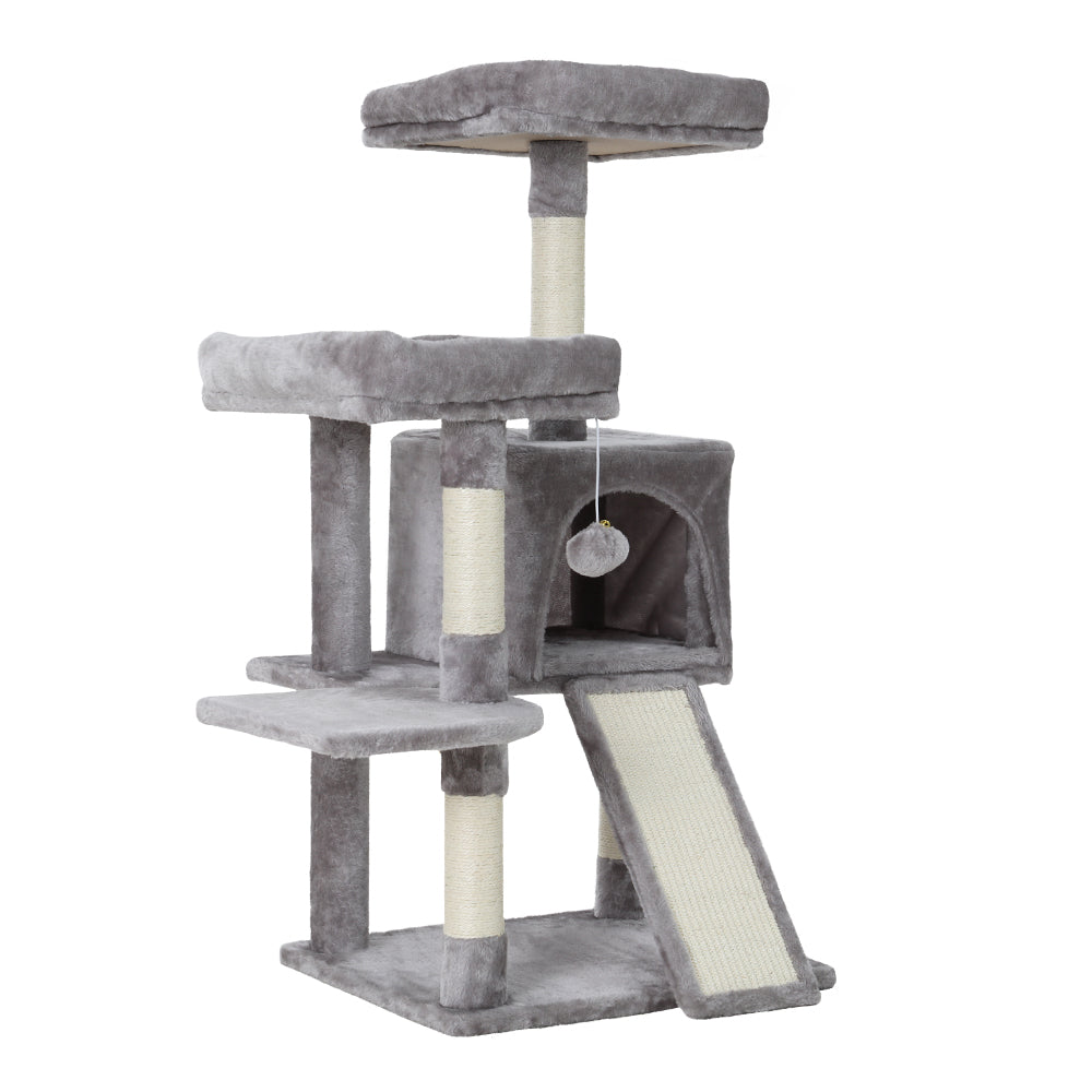 i.Pet Cat Tree Tower Scratching Post Scratcher Wood Condo House Bed Trees 103cm