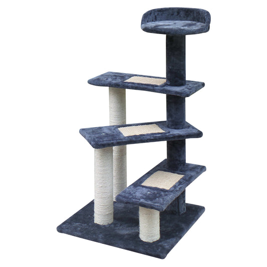 i.Pet Cat Tree 100cm Scratching Post Scratcher Tower Wood Condo House Trees Bed
