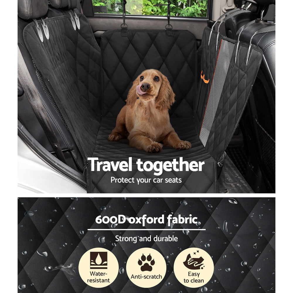 i.Pet Pet Car Seat Cover Dog Hammock Protector Back Waterproof Belt Non Slip Mat