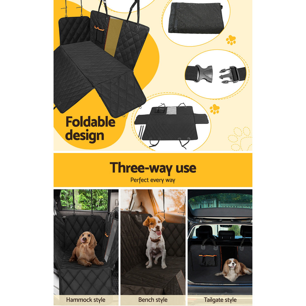 i.Pet Pet Car Seat Cover Dog Hammock Protector Back Waterproof Belt Non Slip Mat
