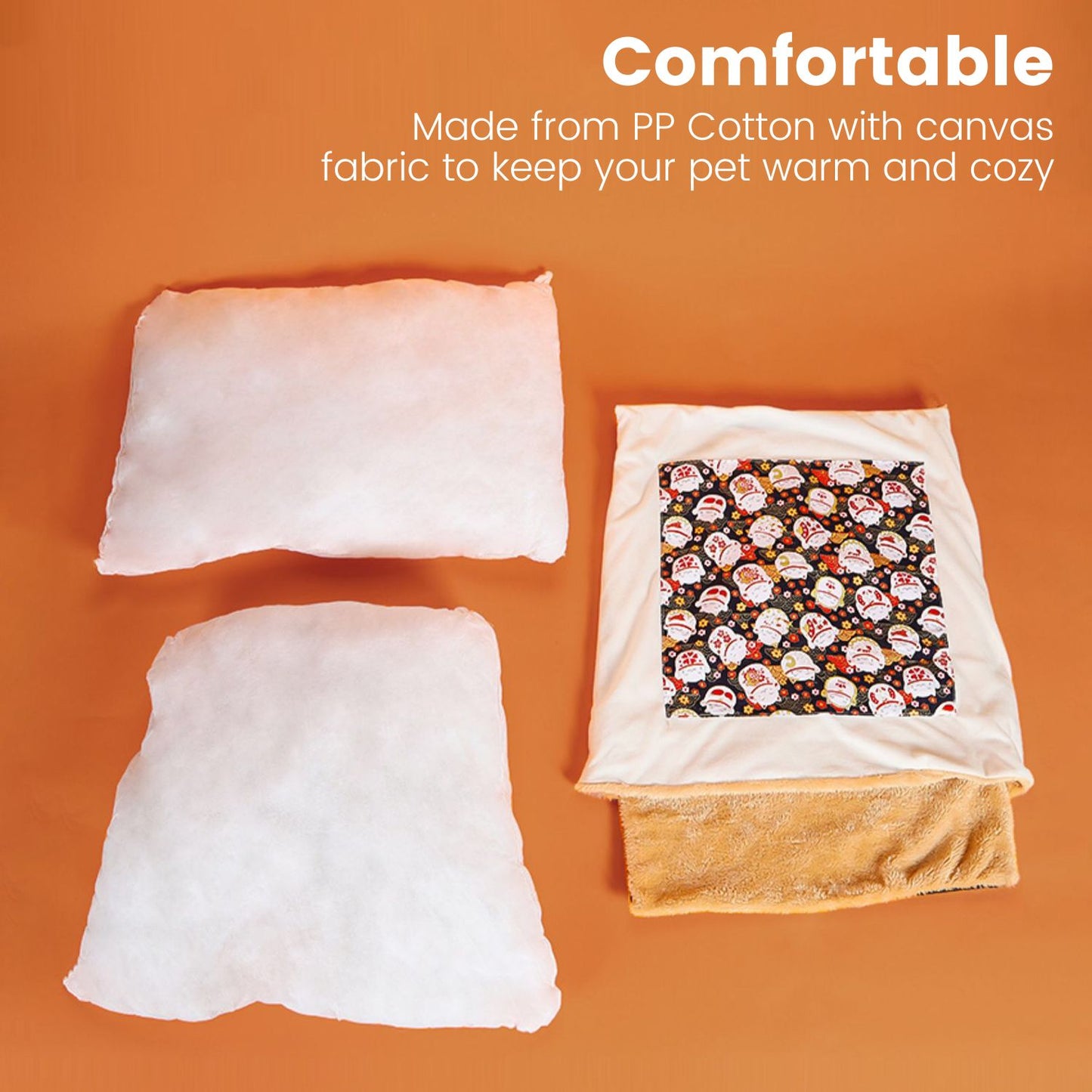 Floofi Pet Sleeping Bag (L size Pink Ice Cream) FI-PB-101-KT