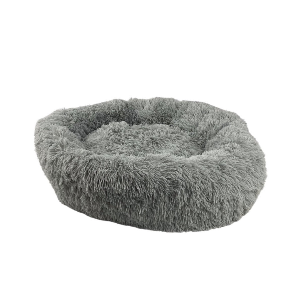 FLOOFI XL 100CM Round Pet Bed (Light Grey)