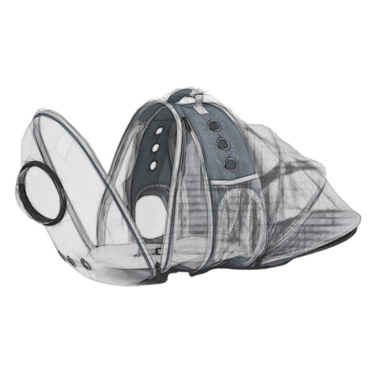 Floofi Expandable Space Capsule Backpack - Model 2 (Grey) FI-BP-117-FCQ