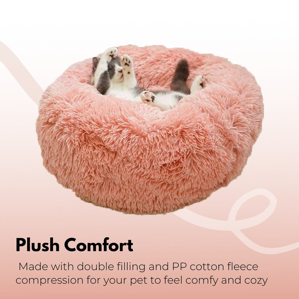 Floofi Pet Bed 80cm (Hot Pink ) - PT-PB-131-RN