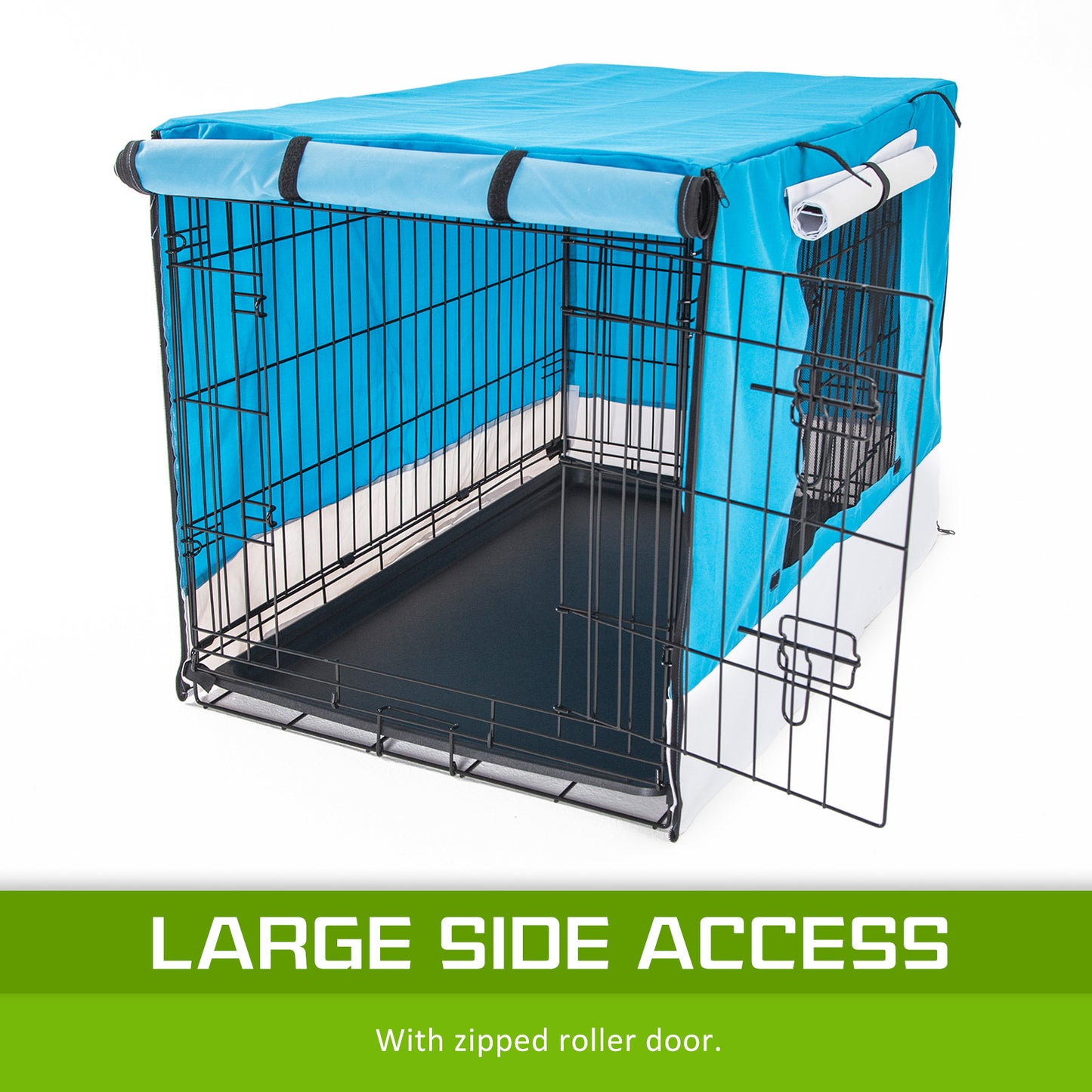 Paw Mate Blue Cage Cover Enclosure for Wire Dog Cage Crate 42in