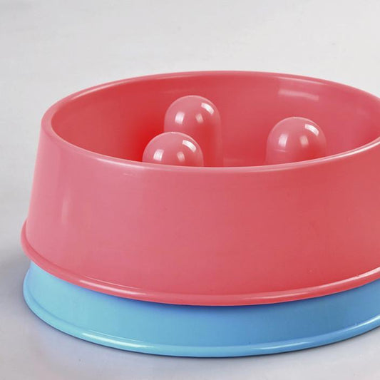 YES4PETS 2 x XL Pet Anti Gulp Feeder Bowl Dog Cat Puppy slow food Interactive Dish