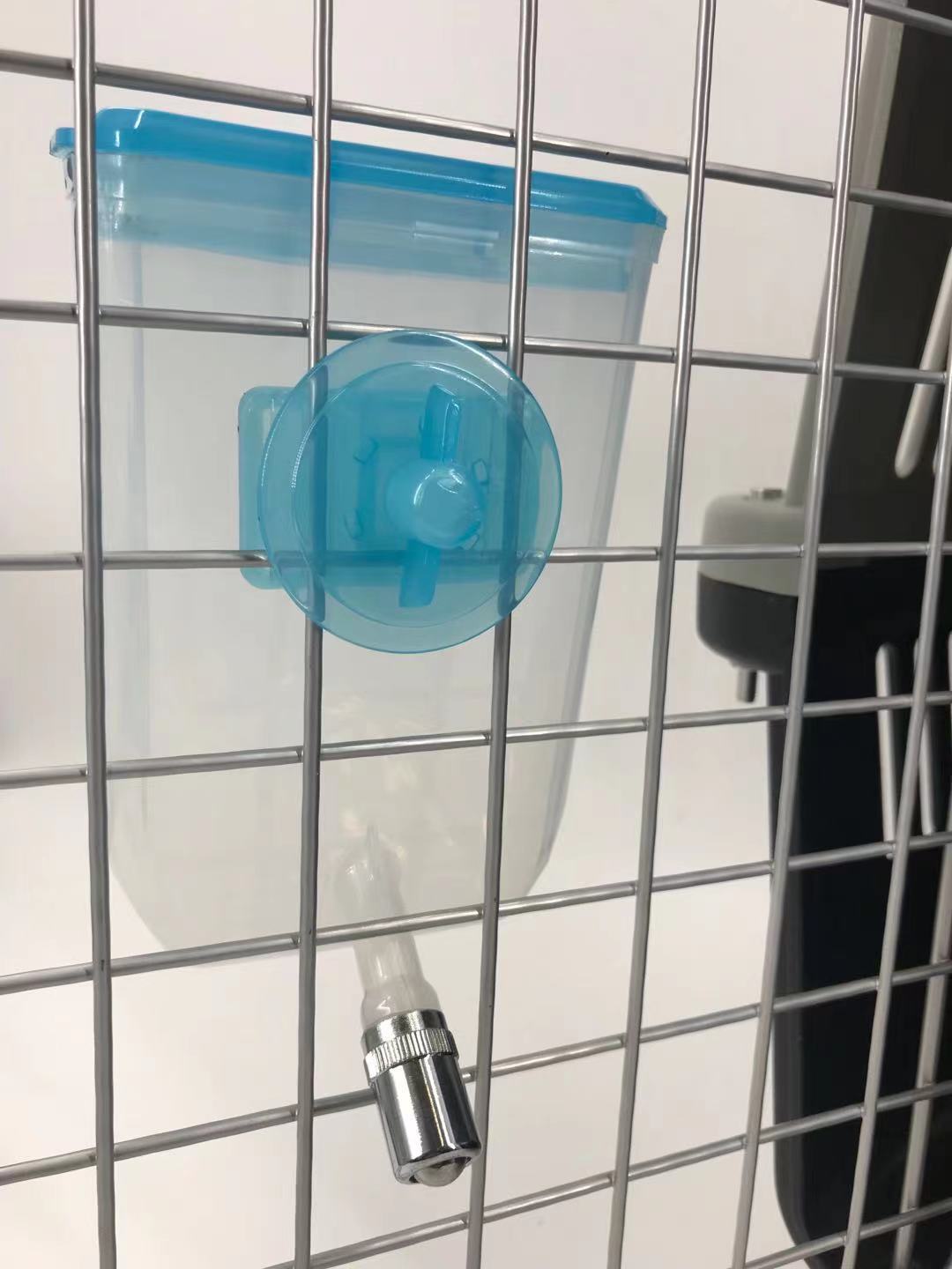 YES4PETS Pet Hanging Water Bottle No Drip Water Dispenser Rabbit Dog Cat Drinking Bottle-Blue