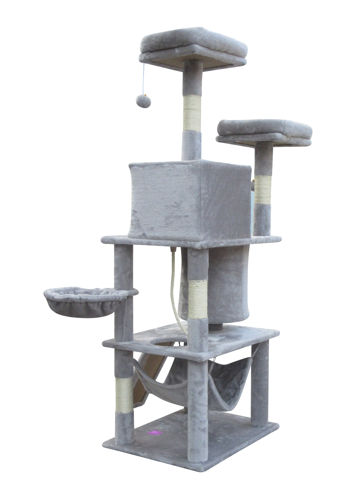 YES4PETS Large Cat Scratching Post Tree Scratcher Pole-Little Grey