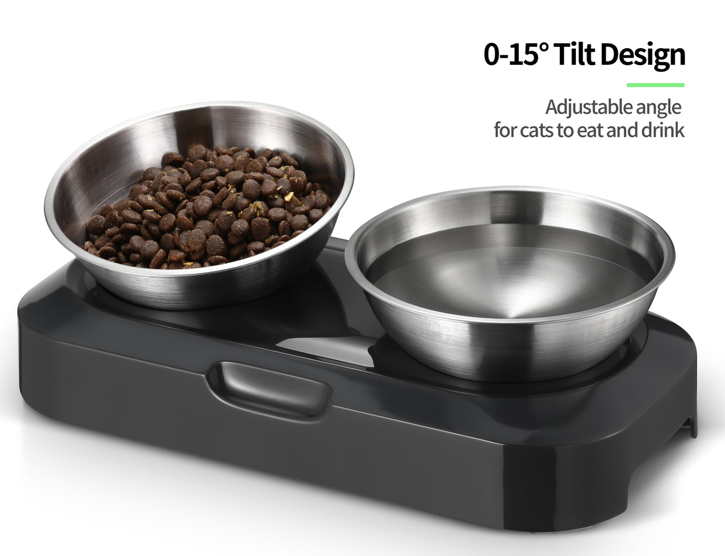 YES4PETS Stainless Steel Pet Bowl Water Bowls Portable Anti Slip Skid Feeder Dog Rabbit Cat