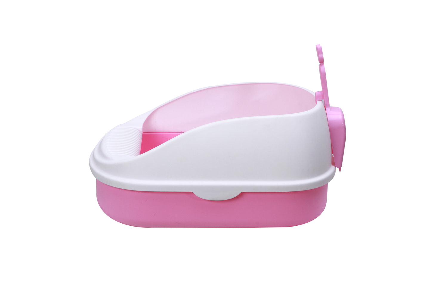 YES4PETS Medium Portable Cat Toilet Litter Box Tray with Scoop Pink