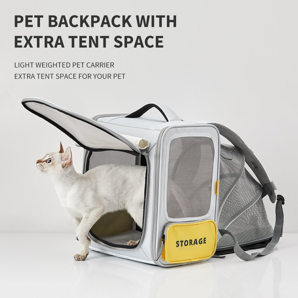 PETKIT Breezy X ZONE Pet Carrier - Grey Yellow