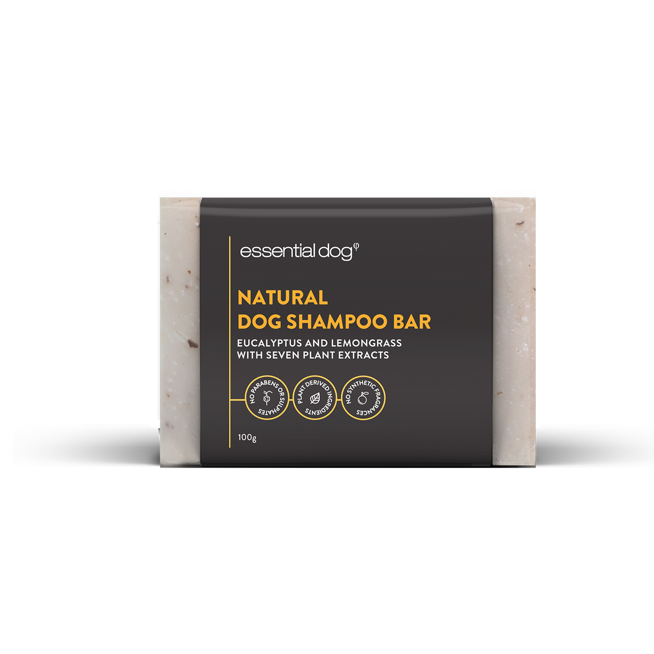 Essential Dog Shampoo Bar (Eucalyptus, Neem & Lemongrass)