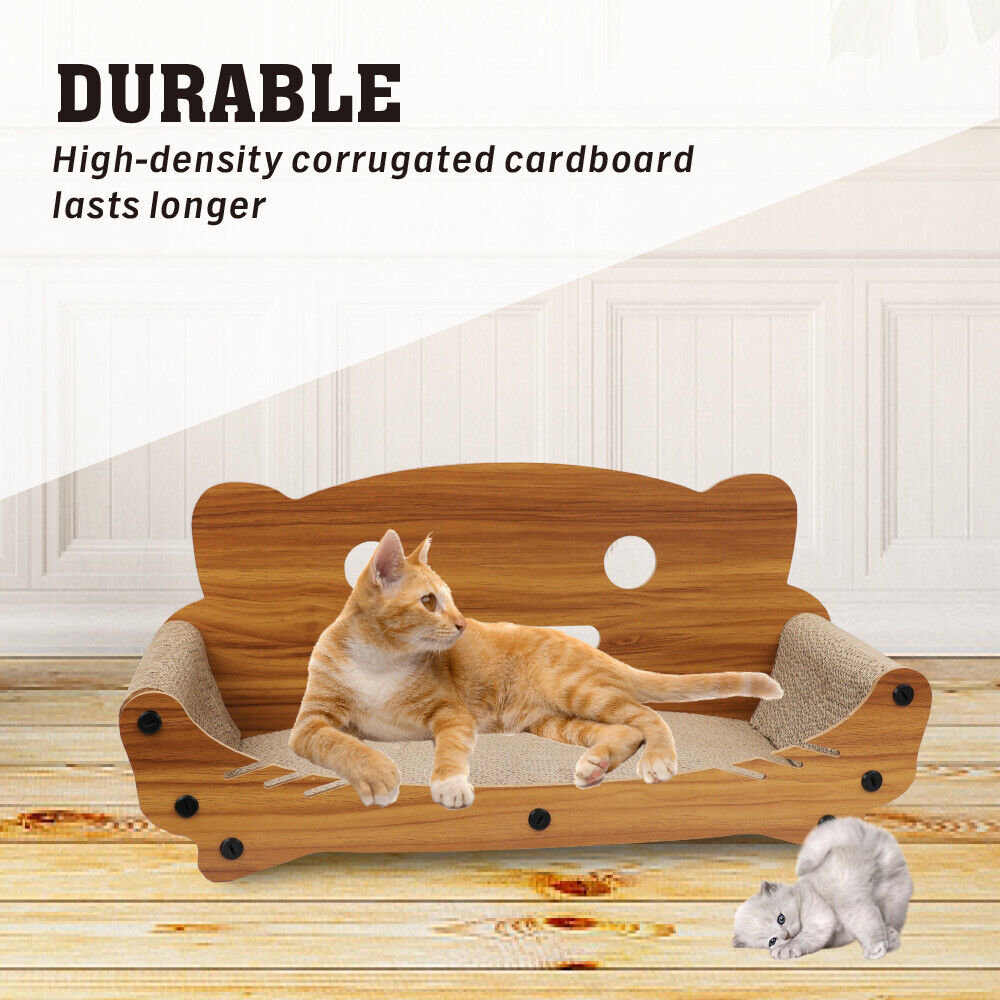 VaKa Cat Scratching Scratcher Board Cat Tree Pad Lounge Toy Corrugated Cardboard