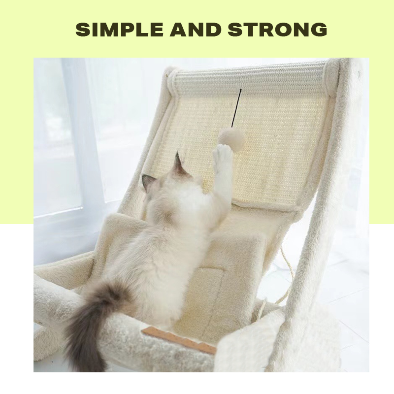 Cat Bed Elevated Floor Standing Chair Resting Pet Furniture
