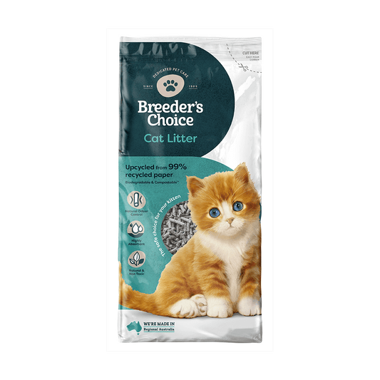 Fibrecycle - Breeders Choice - Cat Litter - 30 litre